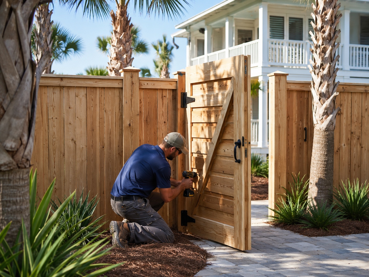 Wood Privacy Fencing